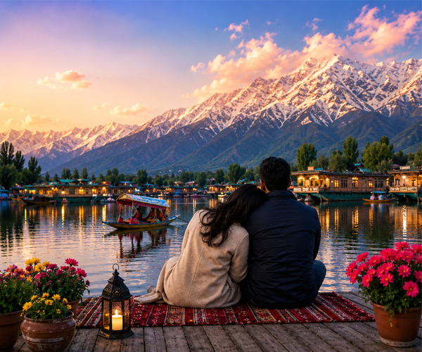 Romantic Dal Lake Shikara