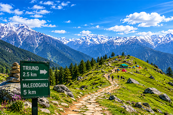 Triund Trek Ridge